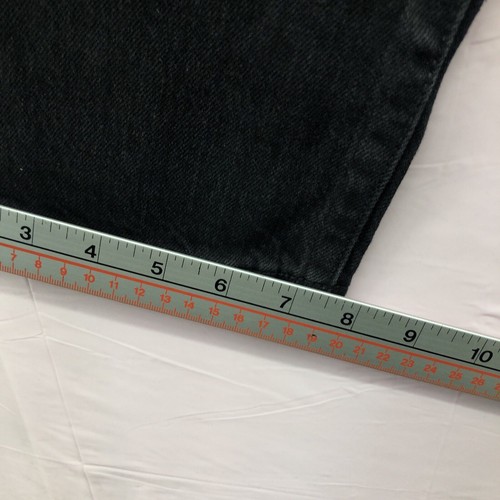 Neu Time and Tru High Rise schwarz Denim gerade kurze Jeans Größe 14 Damen normal - Bild 12 von 12