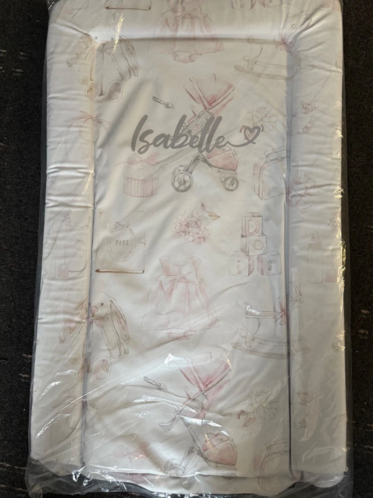 Vintage Design Nursery Baby Changing Mat - Pink Girls Personalised With Isabelle
Opens in a new wind