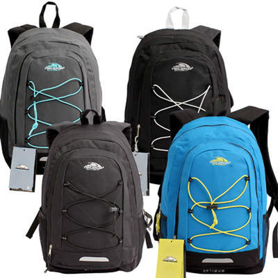 Trailmaker Equipment Optimum 18.5'' Backpack 2-Compartment Bungee Cord NEW