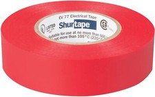 Shurtape EV 77 Professional Grade, All-Weather Color Vinyl Electrical Tape, U...
