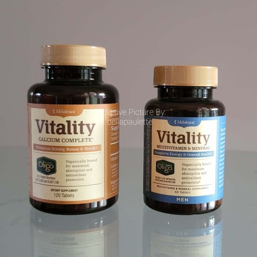 Melaleuca Vitality Pack MEN Calcium Complete120tab+ Multivitamin & Mineral60tab eBay