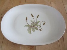 HEINRICH H&C HC85 OVAL SERVING PLATTER 14" WILDFLOWER MADE FOR HUDSONS