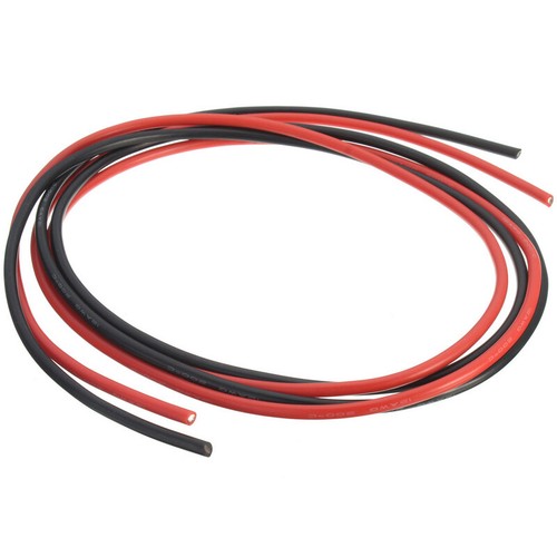 Cable de alambre de silicona 8 AWG 1 metro cada uno rojo + negro suave flexible alta calidad Reino Unido - Imagen 8 de 11