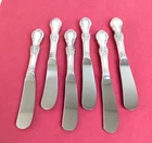 6 Sterling Silver WILD ROSE by International Butter Spreaders 5 7/8" HH No Mono
