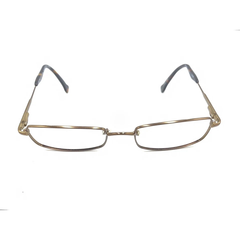 Marcos de gafas de metal marrón retrospectivo Marc Ecko 53-18 145 diseñador hombres mujeres Foto 2 de 4