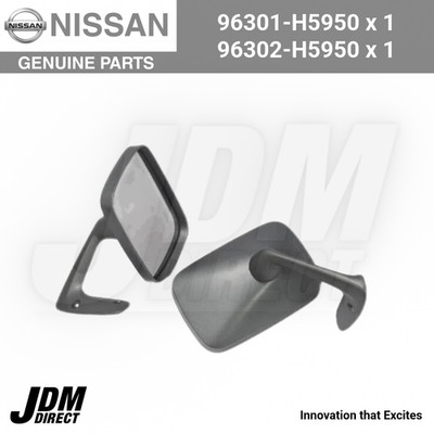OEM Nissan Datsun 1200 B110 Outside Mirror RH LH 96301-H5950 96302