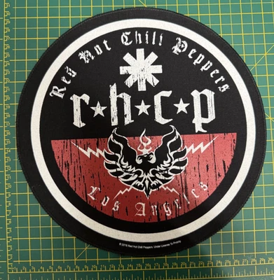 RED HOT CHILI PEPPERS LOS ANGELES SEW ON LARGE SIZE CIRCULAR BACK PATCH OFFICIAL