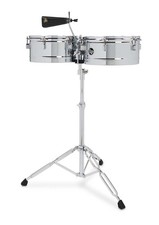 Latin Percussion LPA256 13" and 14" Aspire Timbales - Chrome with Chrome