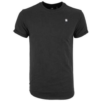 G-Star Raw Herren T-Shirt Lash Round Neck schwarz D16396 B353 6484 dark black
