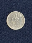 1853-O Seated Liberty Silver HALF DIME with Arrows--Nice AU Coin--Likely Cleaned