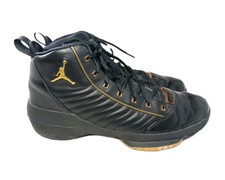 black and gold jordan 19