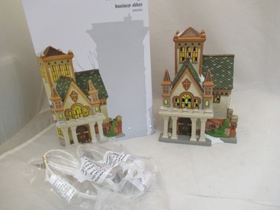 2018 Dept 56 Dickens' Village DUNIWAY ABBEY #6000583 NEW w/Box & Cord !