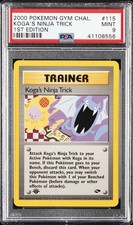 2000 POKEMON GYM CHALLENGE 1ST EDITION #115 KOGA'S NINJA TRICK PSA 9 on eBay