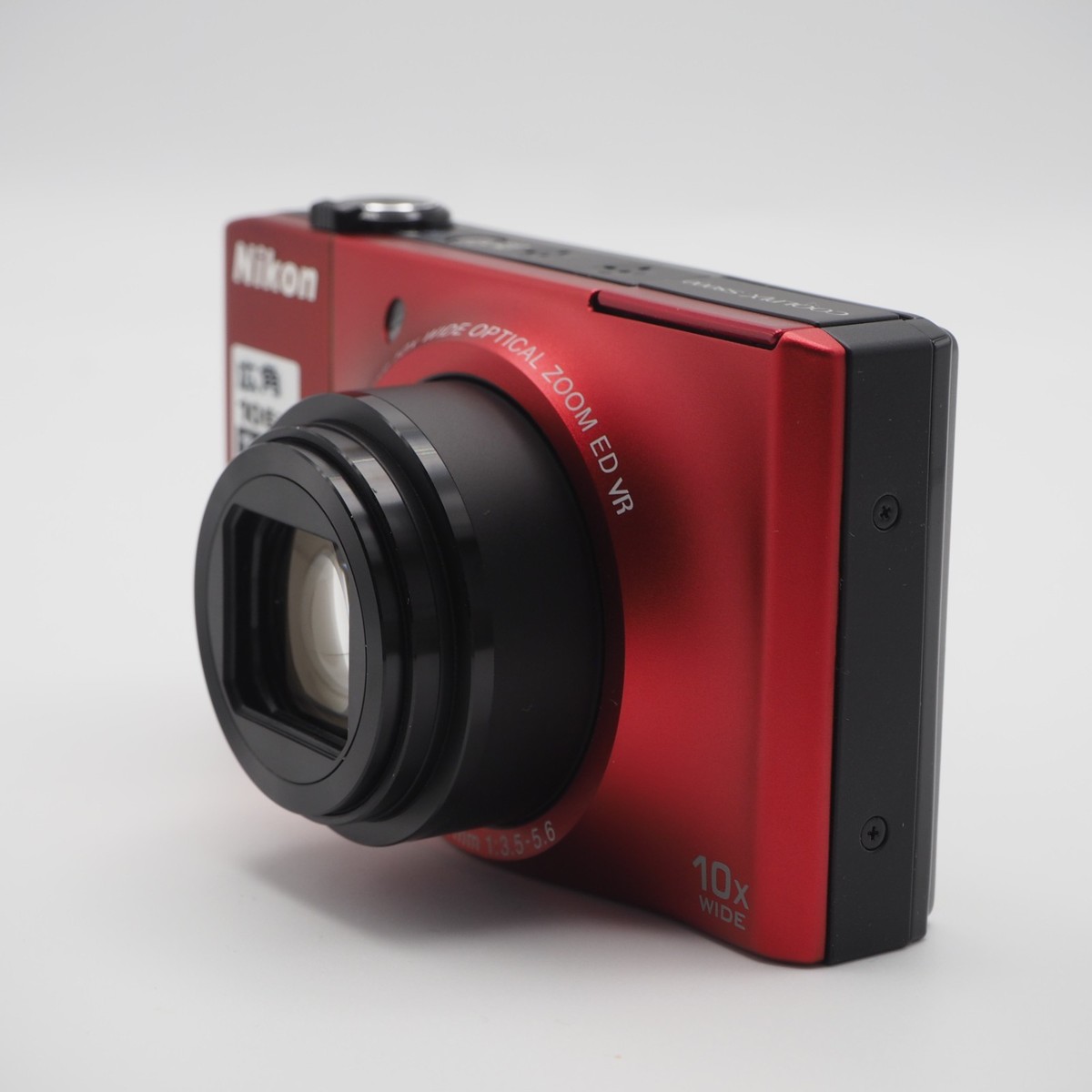 N Mint] Nikon COOLPIX S8000 Compact Digital Camera Red w/Battery
