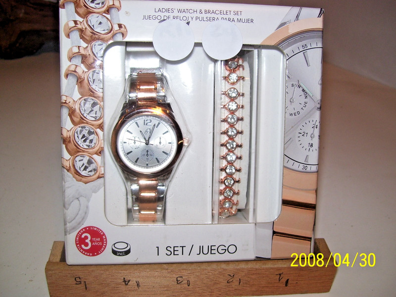 NEW, UNOPENED, Matching, WATCH and BRACELET Set