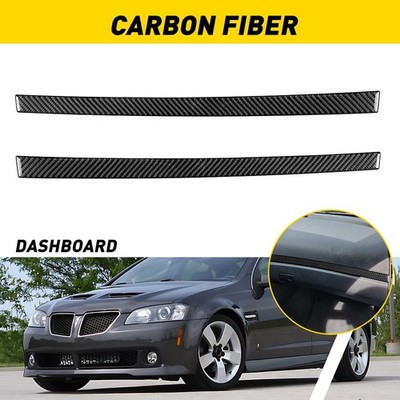 2X Control Dashboard Panel Cover Trim Carbon Fiber For 2008-2009 Pontiac G8 EAA