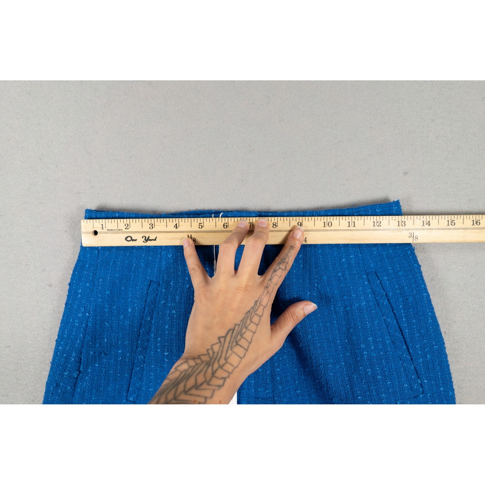 Veronica Beard Womens Jazmin Shorts High Rise Tweed Cobalt Blue Size 0 NEW image 7