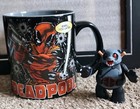 Deadpool Marvel SMELL YOU LATER 20oz Coffee Mug , Chimichanga Mini Figure  — photo 1