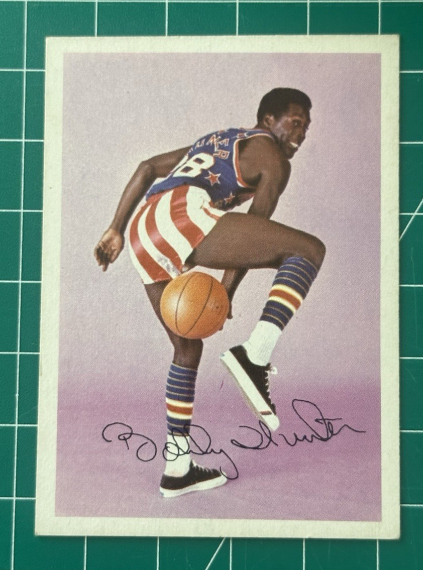 1971 Fleer Cocoa Puffs Harlem Globetrotters #21 Bobby Hunter