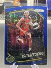 2025 Panini Prizm WNBA BRITTNEY SYKES #121 BLUE VELOCITY PRIZM STORM