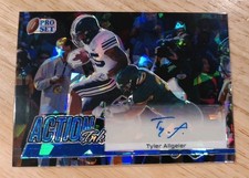 2022 Leaf Pro Set Metal TYLER ALLGEIER Action Ink RC Auto Blue Cracked Ice /25