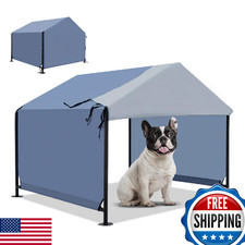 YOUGYM Dog Shade Shelter 2.5'x2.1'x2.1' for Small Dogs, Pet Outdoor Tent with Up