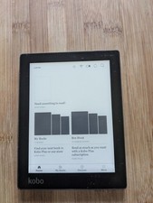 Kobo Aura N514 Model 4GB Wifi 6in Black ereader tablet Unit Only Good Updated