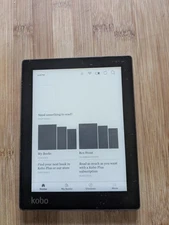 Kobo Aura N514 Model 4GB Wifi 6in Black ereader tablet Unit Only Good Updated