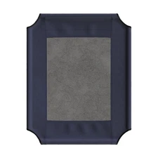 Elevated Dog Bed Cover 30x24in Pet Bed Cover Mesh Panel Indoor/Outdoor, Blue