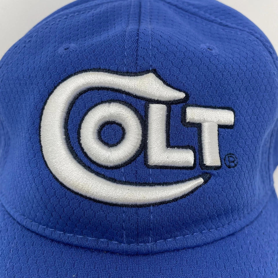 Gorra Colt Manufacturing vintage correa trasera azul bordado bandera americana Foto 2 de 4