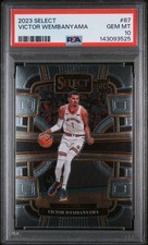 2023 PANINI SELECT #87 VICTOR WEMBANYAMA ROOKIE RC PSA 10