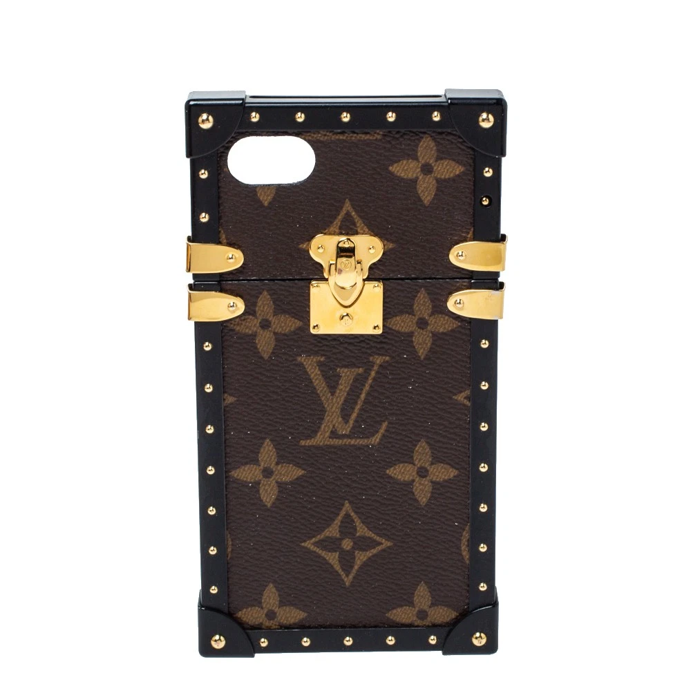LOUIS VUITTON（LV） Custodia bagagliaio occhi in tela Louis Vuitton monogramma iPhone 7