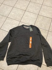 G.H. Bass  Co Men's Pullover Sweatshirt Long Sleeve Charcoal Gray, Size XXL NWT