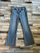 Pilcro High-Rise Trouser Bootcut Jeans Women's Size 30 Anthropologie Button Fly