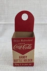 Vintage Rare  Coca-Cola Cardboard Car Handy Bottle Holder MCM Coke Advertisement