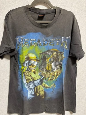 rare t-shirt vintage Megadeth Countdown To Extinction grand t-shirt noir anné... - Photo 1/4