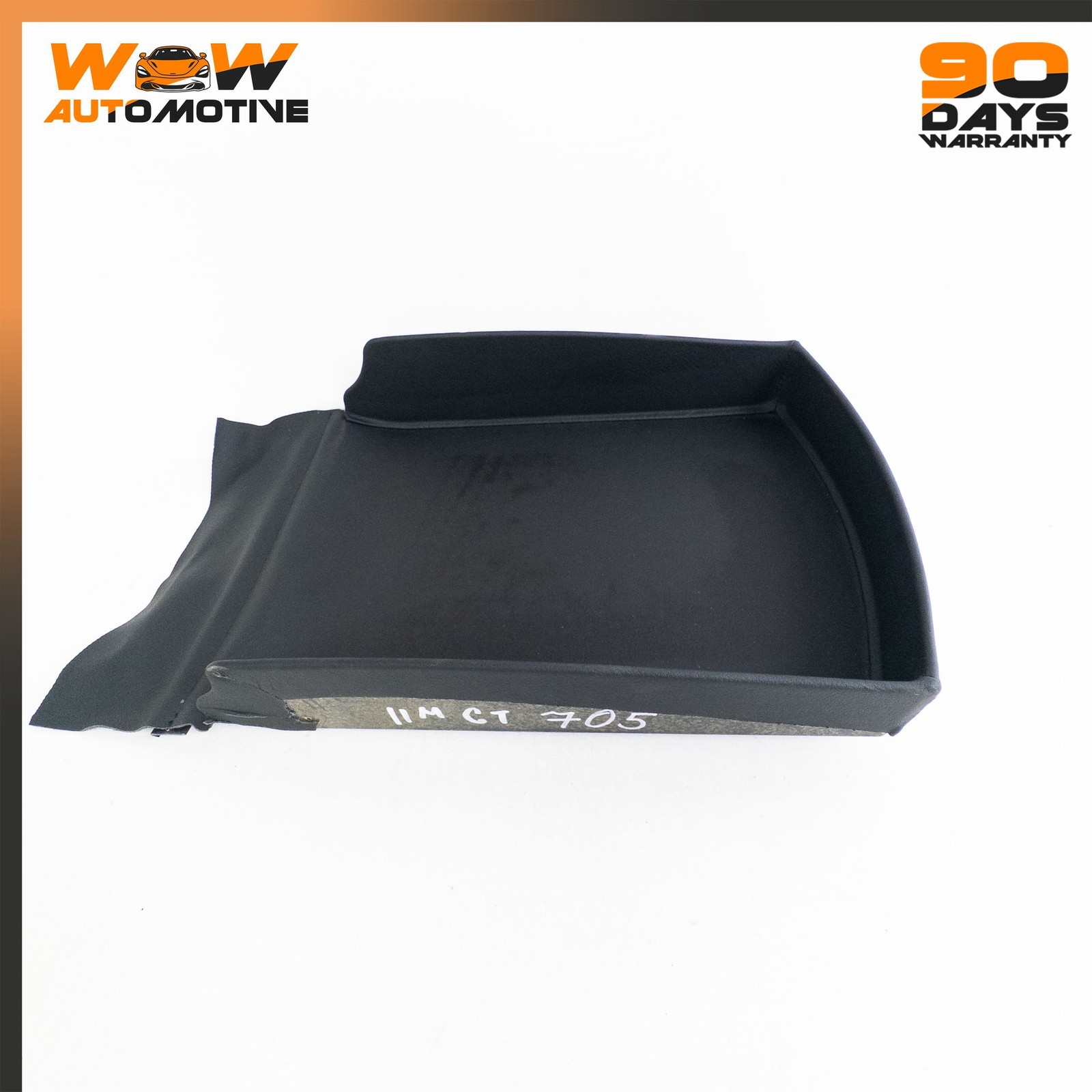 08-19 MASERATI GRANTURISMO REAR CENTER CONSOLE ARMREST COVER PANEL BLACK OEM