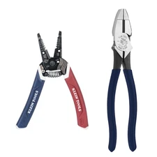 Klein Tools 94155 American Legacy Lineman Pliers and Klein-Kurve Wire Stripper