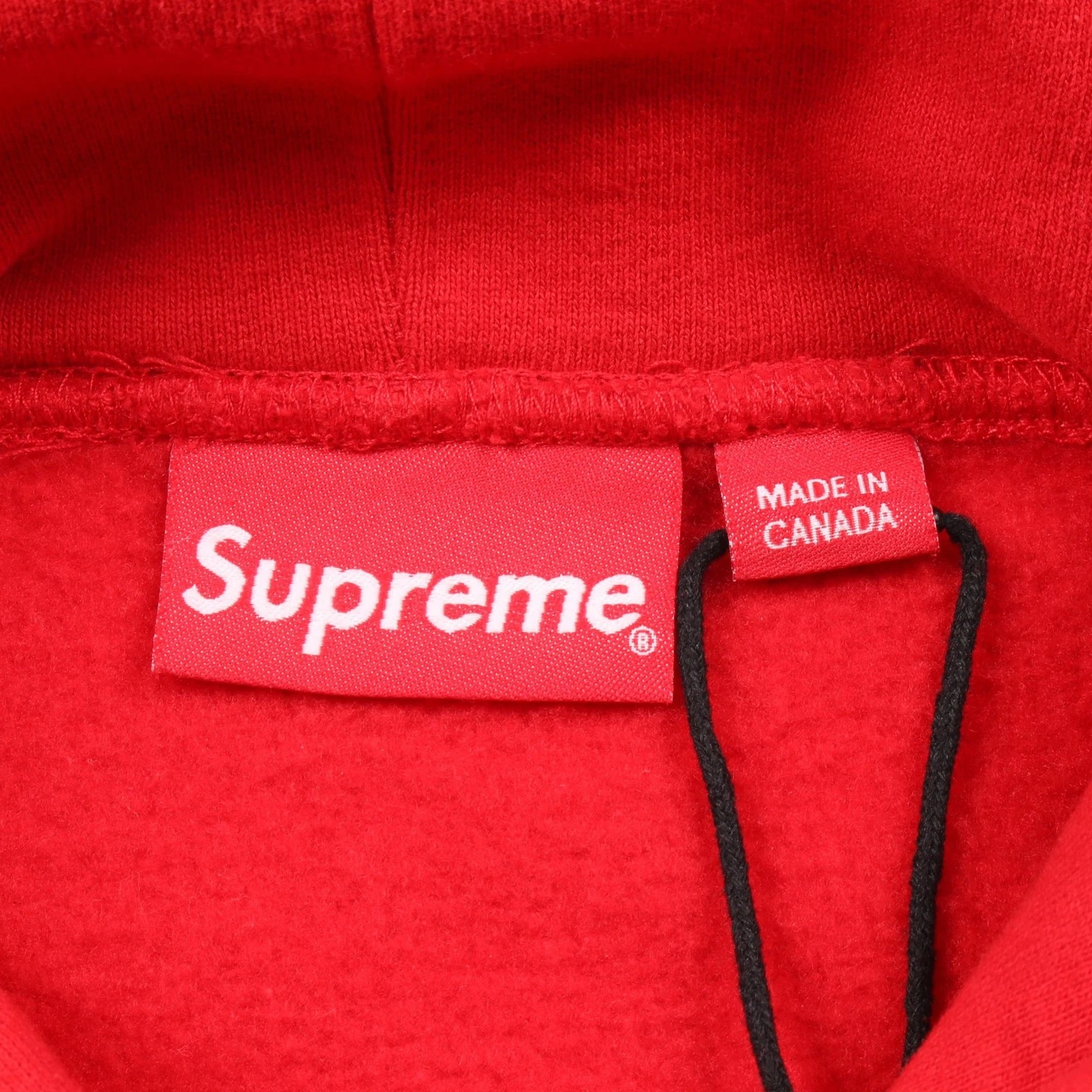 【Tops】Supreme Bling Box Logo Felpa con Cappuccio Pullover Felpa con Cappuccio Cotone Rosso