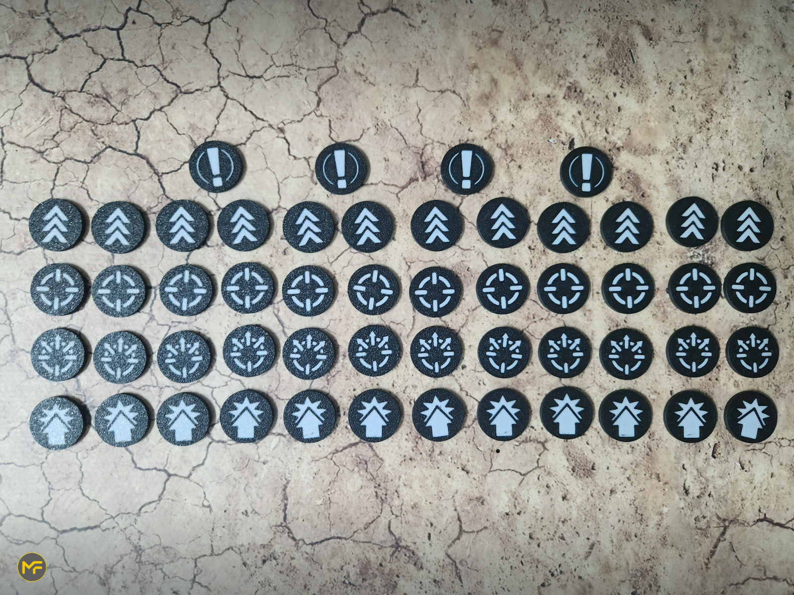 Set di 52 Gettoni LI Order per Wargaming Sci-Fi foto 5