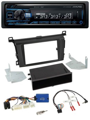 Alpine USB Bluetooth DAB Lenkrad Autoradio für Toyota RAV-4 ab 2013