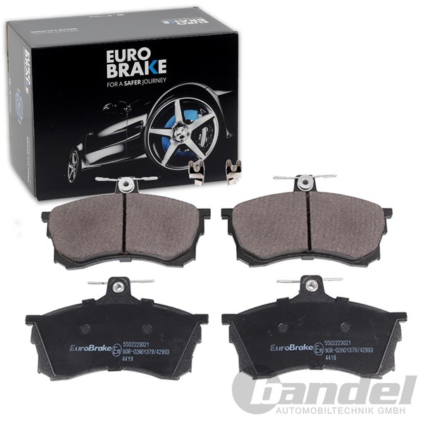Eurobrake BremsbelÄGe Satz Vorderachse Passend FÜR Mitsubishi Carisma Bremsen |-image