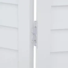 18 in. x 80 in. 3 in. louver/louver white pvc composite interior bi-fold door