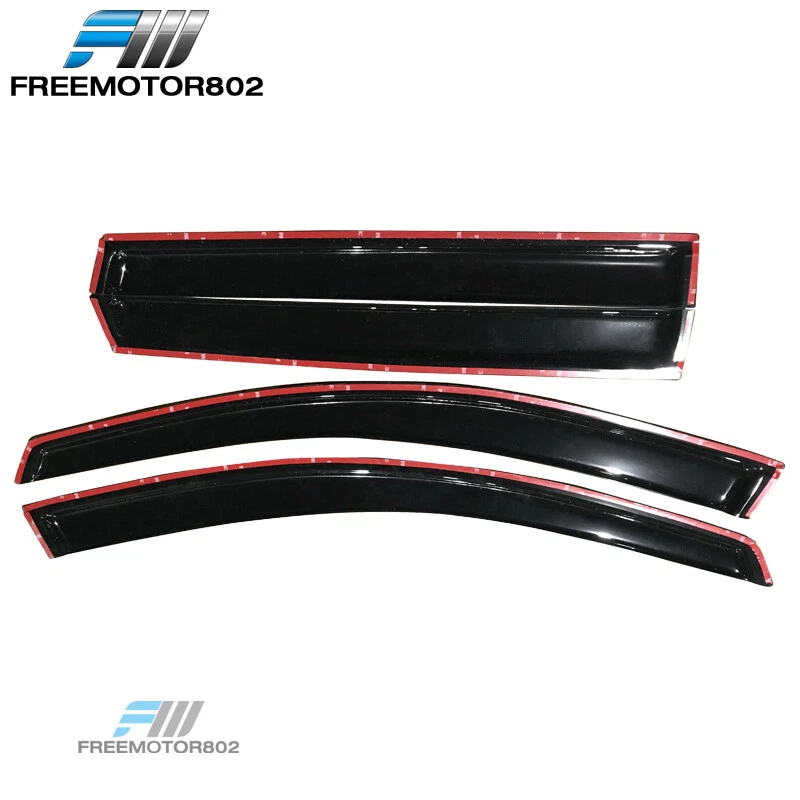 Se adapta a viseras de ventana transversales Chevy 09-17 deflector protector solar de lluvia Foto 4 de 4