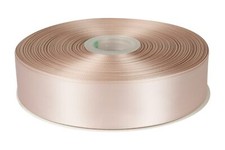 1-1/2" X 100 Yards Double Faced Satin Ribbon Vanilla Polyester Ribbon for Gif...