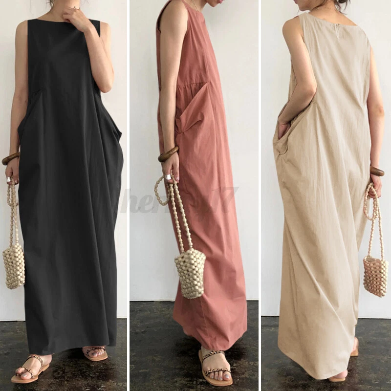 Beige color long best sale dress