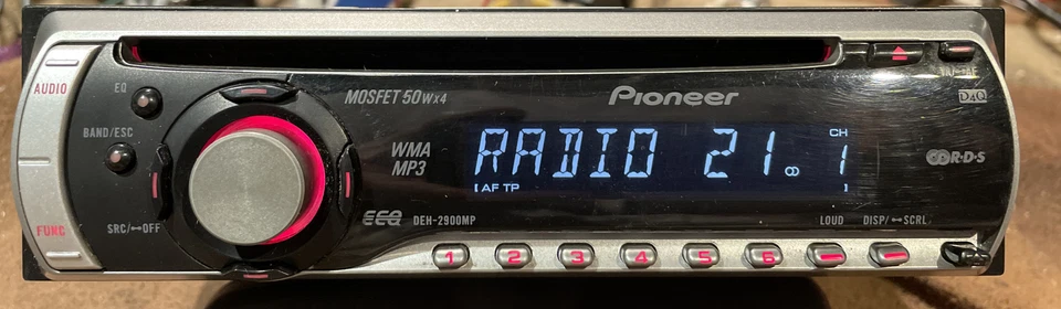 Pioneer DEH-2900MP Autoradio RDS CD MP3 WMA 50WX4 Geprüft Funktionsfähig - Bild 2 von 4