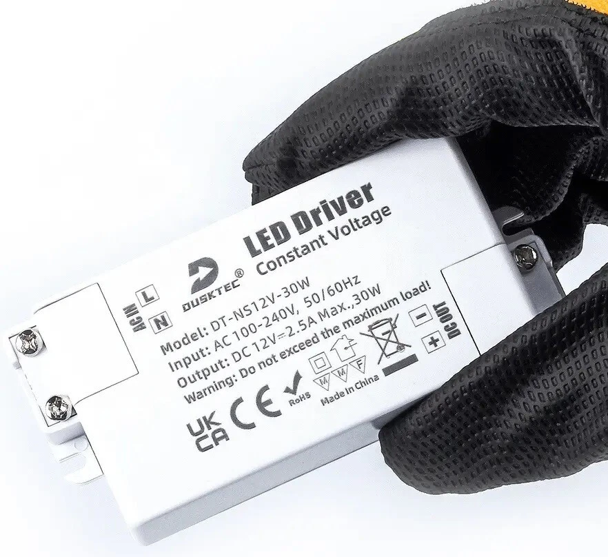 Adattatore di alimentazione con display digitale LED 24-24 9-24 V, adattatore di alimentazione dimmerabile regolabile in tensione 100-240 V.(SPINA UE