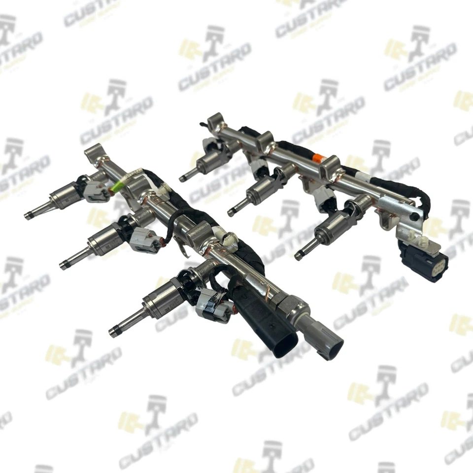 Ford 3.5L 3.5 Turbo EcoBoost Fuel Injector Rail Assembly & Injector 6 Set OEM - Bild 4 von 4