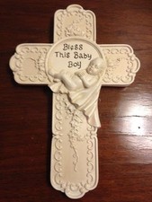 Tomaso Crosses of Distinction "Bless This Baby Boy"